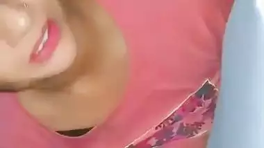 Sexy Bhabhi catches her Devar jerking and gives a handjob