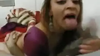Sexy tamil girl takes two dick