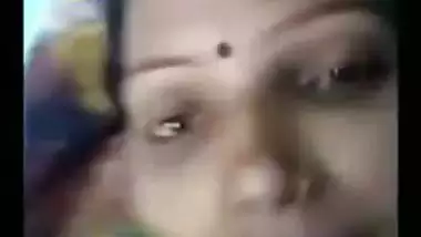 Village lady exposing nipple