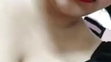 Gen Z Bengali girl big boobs licking viral live cam