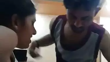 Hardcore Indian sex of the couple fucking first time