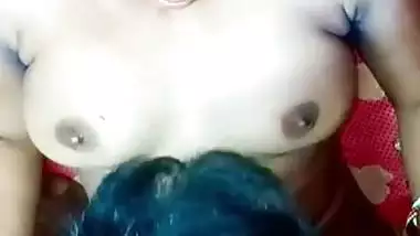 Boudi sexy boobs sucking by devar and horny fucking