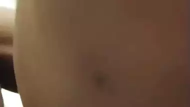 Newly married wife boob sucking by horny husband