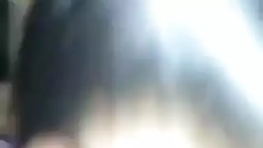 Shy girl in hotel with lover