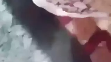 Hard chudai of a curvy babe in the doggy style