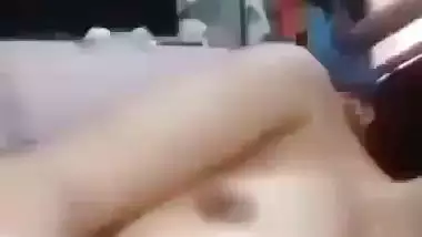 Girlfriend nude video making for boyfriend viral MMS