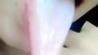 Pointed breasts show and pussy expose by cute girl