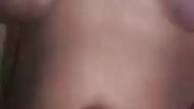 Indian blowjob housewife milks boobs and dick